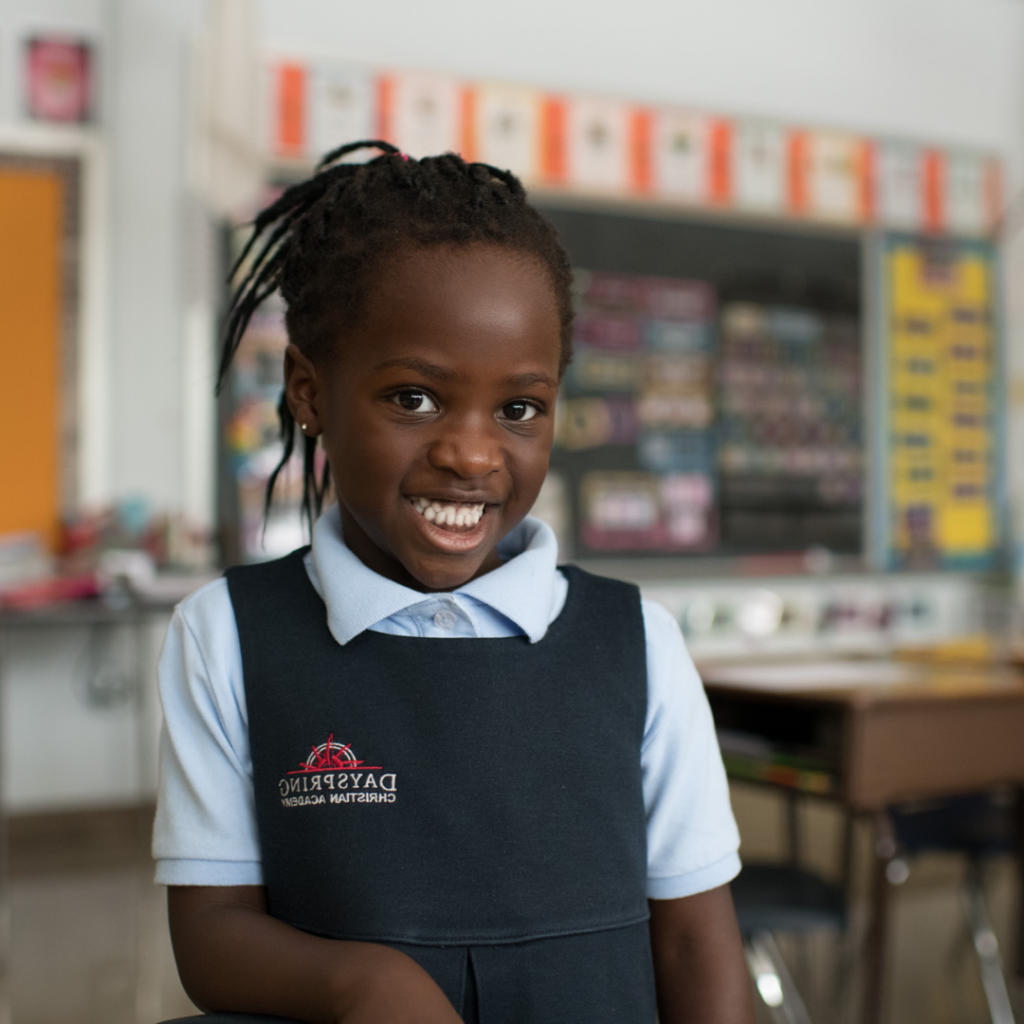 Christian Preschool Smiling Student Girl